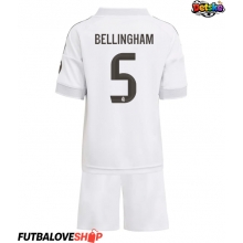 Dres Real Madrid Jude Bellingham #5 Domáci pre deti 2025-26 Krátky Rukáv (+ trenírky)